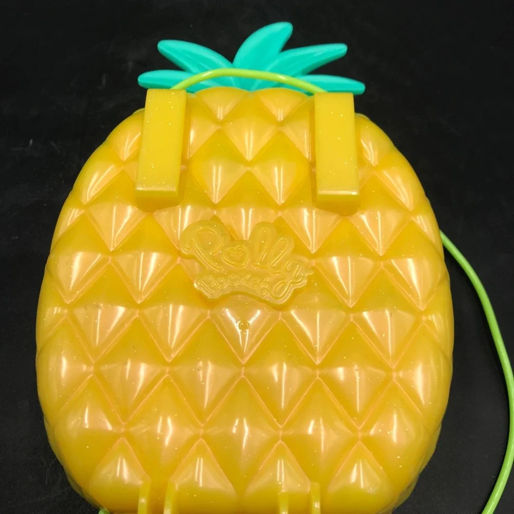 Polly Pocket Tropicool Pineapple Purse Compact Playset Incomplete